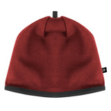 Rust Merino Wool Cycling Beanie Relaxed View Rust Merino Wool Cycling Beanie Relaxed View