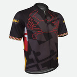 Maryland Cycling Jersey Off Front View Maryland Cycling Jersey Off Front View