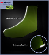 Cycling Shoe Cover Reflective Elements Cycling Shoe Cover Reflective Elements