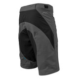 Charcoal Off Back View of the ELITE MTB Short for Men