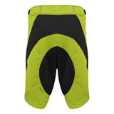 Safety Yellow Back View of the ELITE MTB Short for Men