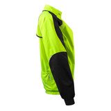 Women's Maya Bolero High Visibility Convertible Cycling Coat Side View Women's Maya Bolero High Visibility Convertible Cycling Coat Side View