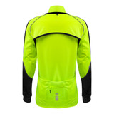 Women's Maya Bolero High Visibility Convertible Cycling Coat Back View Women's Maya Bolero High Visibility Convertible Cycling Coat Back View
