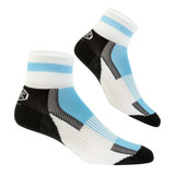Teal Cycling Socks|light blue and white|primary Teal Cycling Socks|light blue and white|primary
