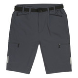 Women's Multi Sport Short - charcoal -  front flat