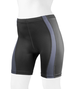 Aero Tech Women's Classic 2.0 Unpadded Spandex Workout Shorts|charcoal|primary Aero Tech Women's Classic 2.0 Unpadded Spandex Workout Shorts|charcoal|primary