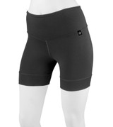 Women's 5 Inch Thrive Unpadded Supplex Fitness Shorts|black|primary Women's 5 Inch Thrive Unpadded Supplex Fitness Shorts|black|primary