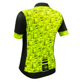 Women's Motivate Fierce Cycling Jersey Off Back View Women's Motivate Fierce Cycling Jersey Off Back View