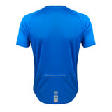 Aero Tech Men's Royal Blue Tech Cycling T-Shirt Back Aero Tech Men's Royal Blue Tech Cycling T-Shirt Back