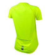 Women's Safety Yellow Performance Biking Tech T-Shirt Off Back Women's Safety Yellow Performance Biking Tech T-Shirt Off Back