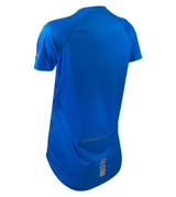 Women's Royal Blue Performance Biking Tech T-Shirt Off Back Women's Royal Blue Performance Biking Tech T-Shirt Off Back