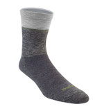 Venture Merino Wool Cycling Sock in Charcoal Off Front View Venture Merino Wool Cycling Sock in Charcoal Off Front View
