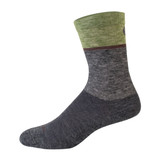 Venture Merino Wool Cycling Sock in Avocado Inside View Venture Merino Wool Cycling Sock in Avocado Inside View