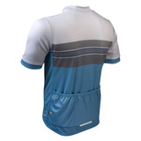 Men's Stata Printed Cycling Jersey Off Back View Men's Stata Printed Cycling Jersey Off Back View