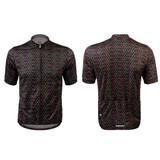 Impulse All Over Print Cycling Jersey Front and Back View Impulse All Over Print Cycling Jersey Front and Back View
