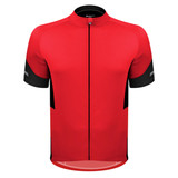 Men's Red Descend Cycling Jersey|red|primary Men's Red Descend Cycling Jersey|red|primary