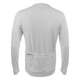 Men's Charcoal Eclipse Sun Protection Cycling Shirt Back View Men's Charcoal Eclipse Sun Protection Cycling Shirt Back View