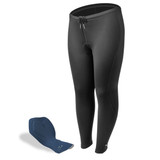 Plus Size Women's Liddy Noir USA Black Cycling Tights Chamois