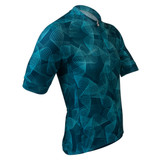 Men's Spirograph Cycle USA Sun Protection Cycling Jersey Side View Men's Spirograph Cycle USA Sun Protection Cycling Jersey Side View