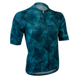 Men's Spirograph Cycle USA Sun Protection Cycling Jersey Off Front View Men's Spirograph Cycle USA Sun Protection Cycling Jersey Off Front View
