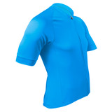 Men's Sky Blue Cycle USA Sun Protection Cycling Jersey Side View Men's Sky Blue Cycle USA Sun Protection Cycling Jersey Side View