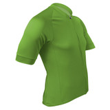 Men's Summer Green Cycle USA Sun Protection Cycling Jersey Off Front View Men's Summer Green Cycle USA Sun Protection Cycling Jersey Off Front View