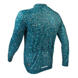 Men's Chainring Long Sleeve Cycling Jersey Off Back View Men's Chainring Long Sleeve Cycling Jersey Off Back View