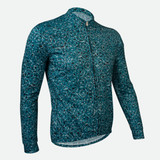 Men's Chainring Long Sleeve Cycling Jersey Off Front View Men's Chainring Long Sleeve Cycling Jersey Off Front View