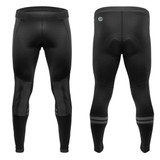 Men's Windstop Cycling Tights Front and Back View Men's Windstop Cycling Tights Front and Back View