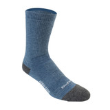 Woolie Bolie Merino Wool Heavy Weight Blue Socks Off Front View Woolie Bolie Merino Wool Heavy Weight Blue Socks Off Front View