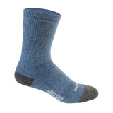 Woolie Bolie Merino Wool Heavy Weight Blue Socks Side View Woolie Bolie Merino Wool Heavy Weight Blue Socks Side View