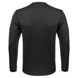 Men's Eco Repreve Long Sleeve Black Back View Men's Eco Repreve Long Sleeve Black Back View