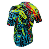 Men's Obscured Peloton Cycling Jersey Off Back View Men's Obscured Peloton Cycling Jersey Off Back View