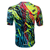 Men's Obscured Peloton Cycling Jersey Back View Men's Obscured Peloton Cycling Jersey Back View