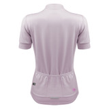 Women's Soft Pink Core Short Sleeve Cycling Jersey Back View