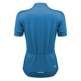 Women's Ocean Blue Core Short Sleeve Cycling Jersey Back