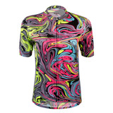 Women's Hydro Dip Empress Cycling Jersey Front View Women's Hydro Dip Empress Cycling Jersey Front View