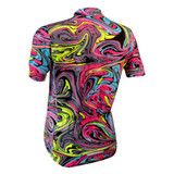 Women's Hydro Dip Empress Cycling Jersey Off Back View Women's Hydro Dip Empress Cycling Jersey Off Back View