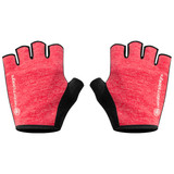 Berry Red Airflow Cycling Gloves Top View Berry Red Airflow Cycling Gloves Top View
