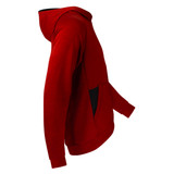Rust Merino Wool Hoodie Side View Rust Merino Wool Hoodie Side View
