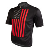 Men's Black Freedom Flag Bike Jersey|black|primary Men's Black Freedom Flag Bike Jersey|black|primary