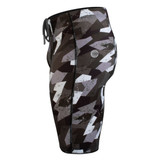 Motion Wild Print Peace Graphite Bike Short Side View Motion Wild Print Peace Graphite Bike Short Side View