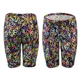 Motion Wild Print Peace Print Bike Short Motion Wild Print Peace Print Bike Short