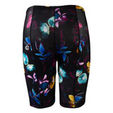 Motion Wild Print Bloom Print Bike Short Back View