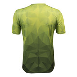 Men's Green Glass Active Performance T-Shirt Back View Men's Green Glass Active Performance T-Shirt Back View