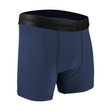 Men's Navy Blue High Performance 5-inch Inseam Unpadded Athletic Boxer Briefs|navy|primary