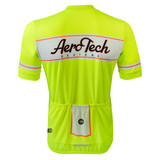 Men's Safety Yellow Classic Script Jersey Back View