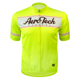 Men's Safety Yellow Classic Script Jersey Front View