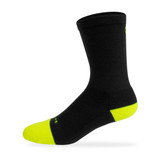 Black Classic Kruzer Thick Padding Athletic Socks Side View Black Classic Kruzer Thick Padding Athletic Socks Side View