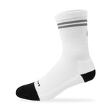 Charcoal Grey Classic Kruzer Thick Padding Athletic Socks Side View Charcoal Grey Classic Kruzer Thick Padding Athletic Socks Side View